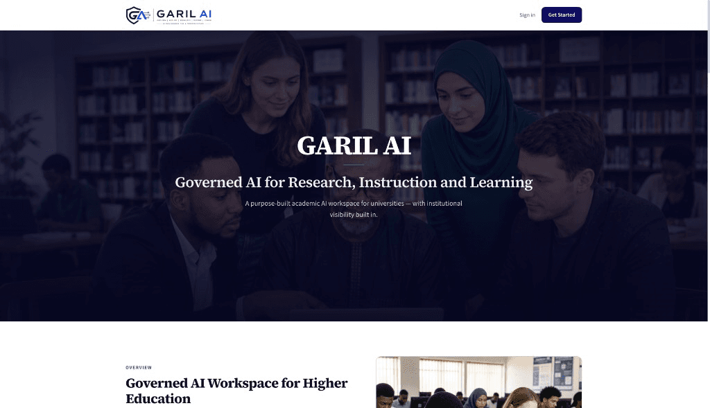 GARIL AI — governed AI for research, instruction and learning